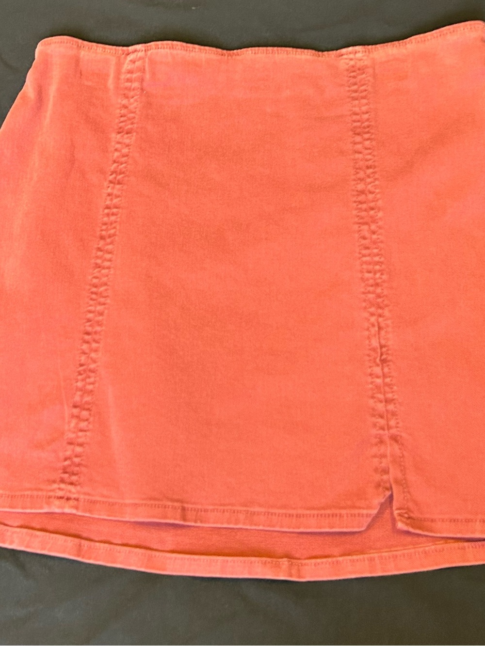 BNWT Juniors Copper Key Mauve Colored Mini Skirt, Size L, Elastic Waist